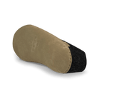 The leather shoe charcoal