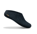 The black rubber slip-on denim