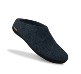 The black rubber slip-on denim