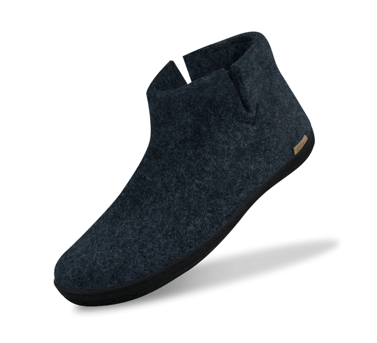The black rubber boot denim