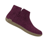 The leather boot cranberry