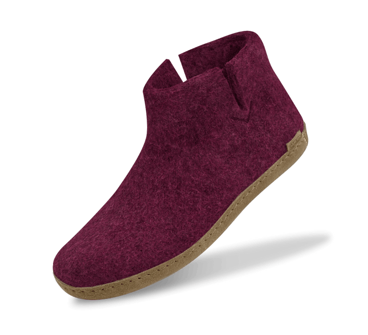 The leather boot cranberry