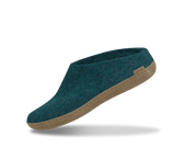 The leather slip-on petrol
