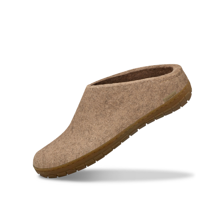 The honey rubber slip-on sand