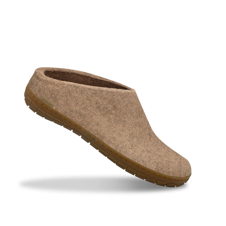 The honey rubber slip-on sand