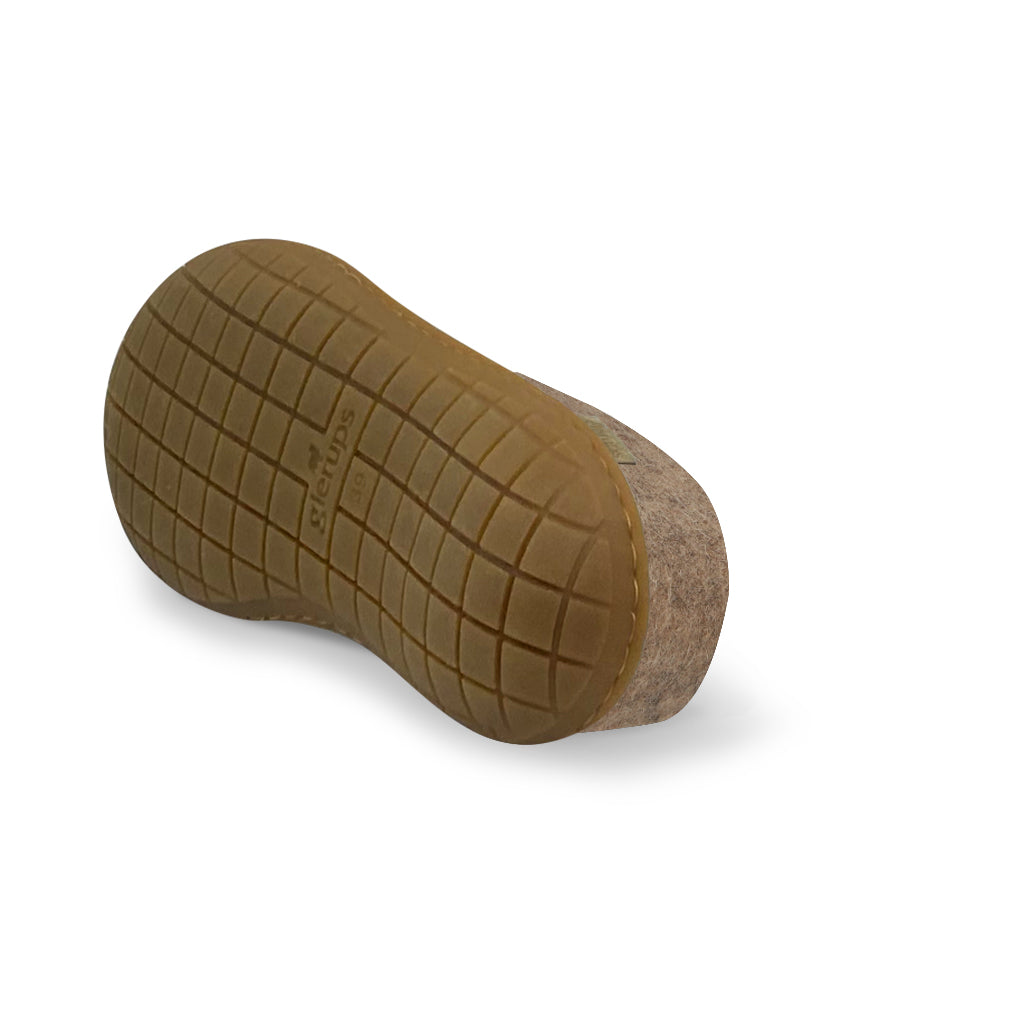 The honey rubber slip-on Sand