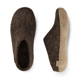 The slip on leather chestnut