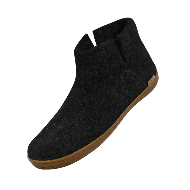 The honey rubber boot charcoal