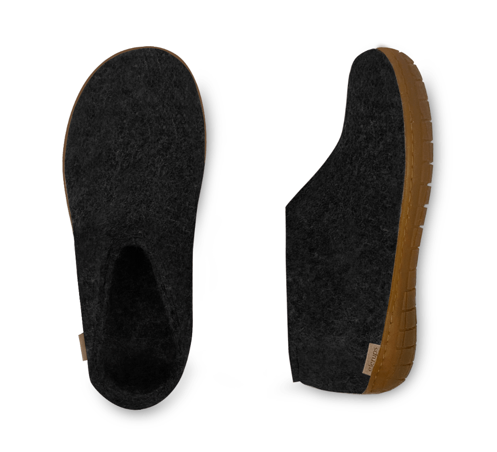 The honey rubber shoe charcoal