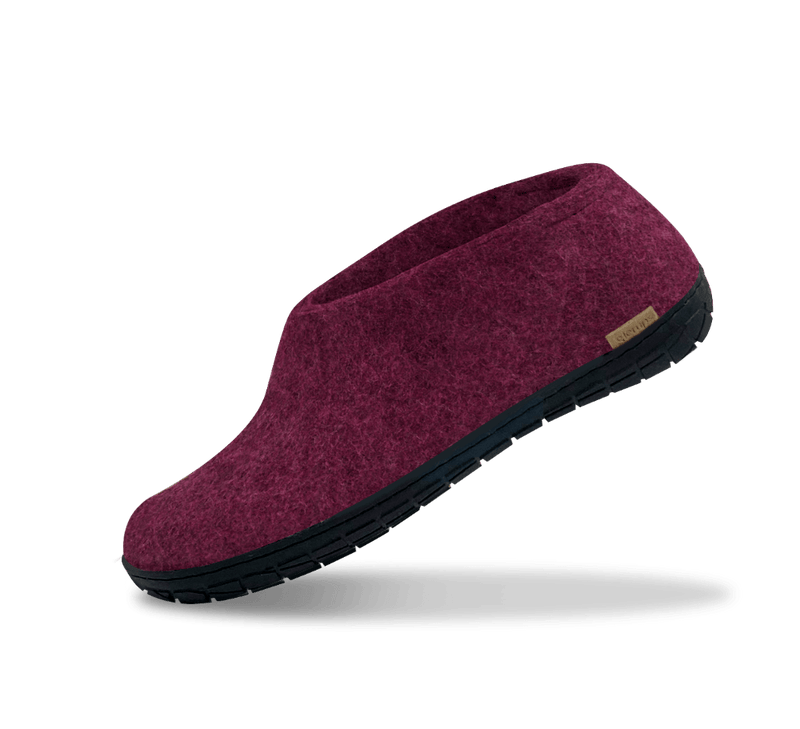 The black rubber shoe cranberry