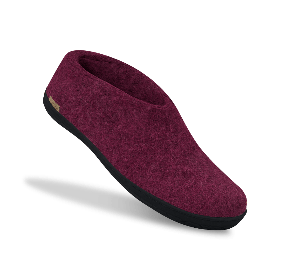 The black rubber shoe cranberry
