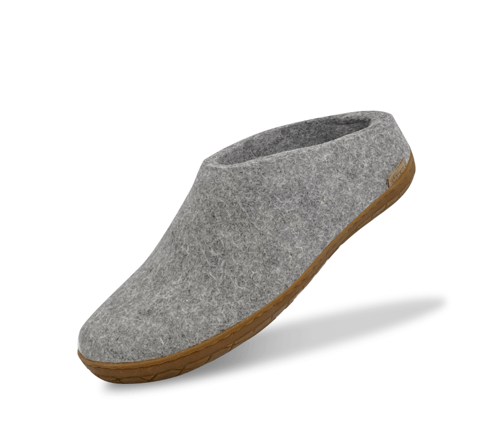 The honey rubber slip-on grey