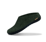 The black rubber slip-on forest