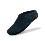 The black rubber slip-on denim