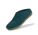 The leather slip-on petrol