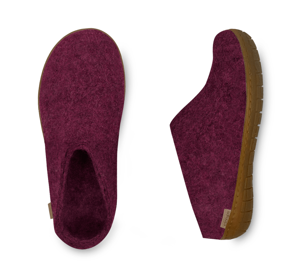 The honey rubber slip-on cranberry