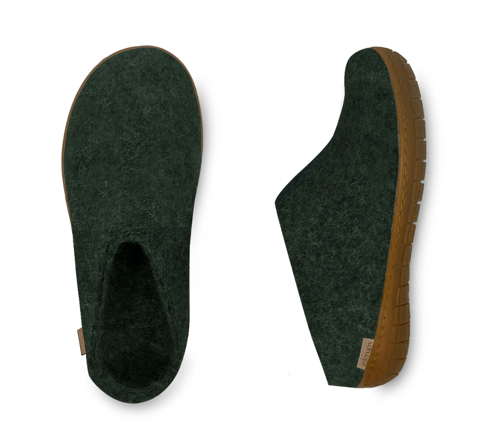 The honey rubber slip-on forest
