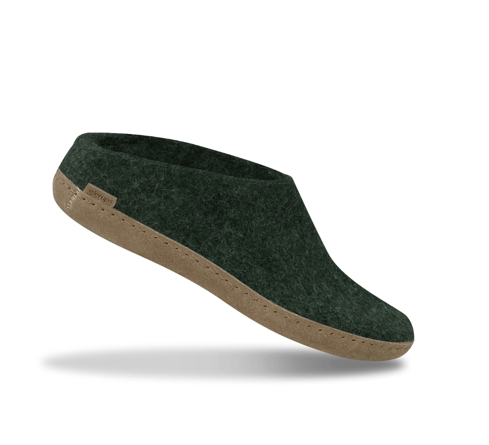 The leather slip-on forest