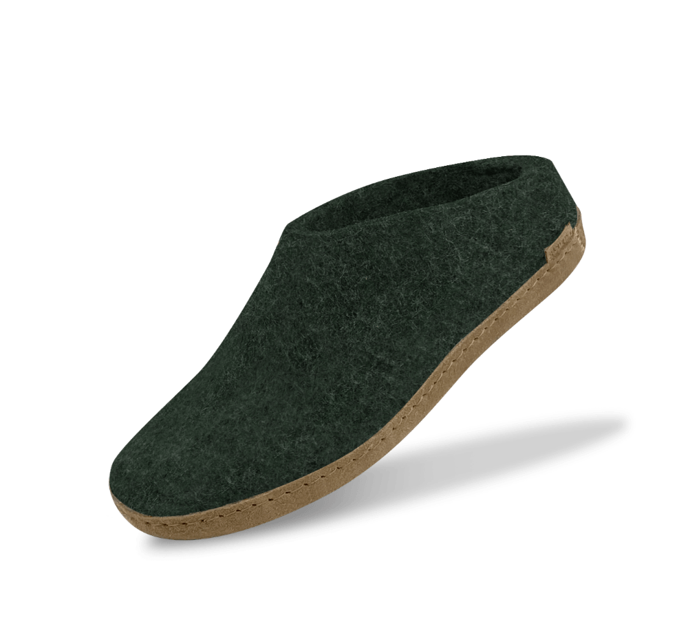 The leather slip-on forest