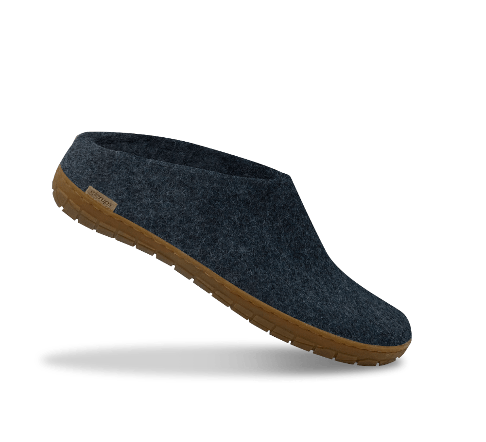 The honey rubber slip-on denim