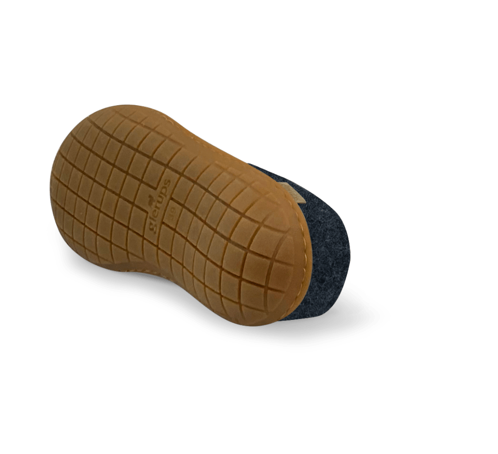 The honey rubber slip-on denim