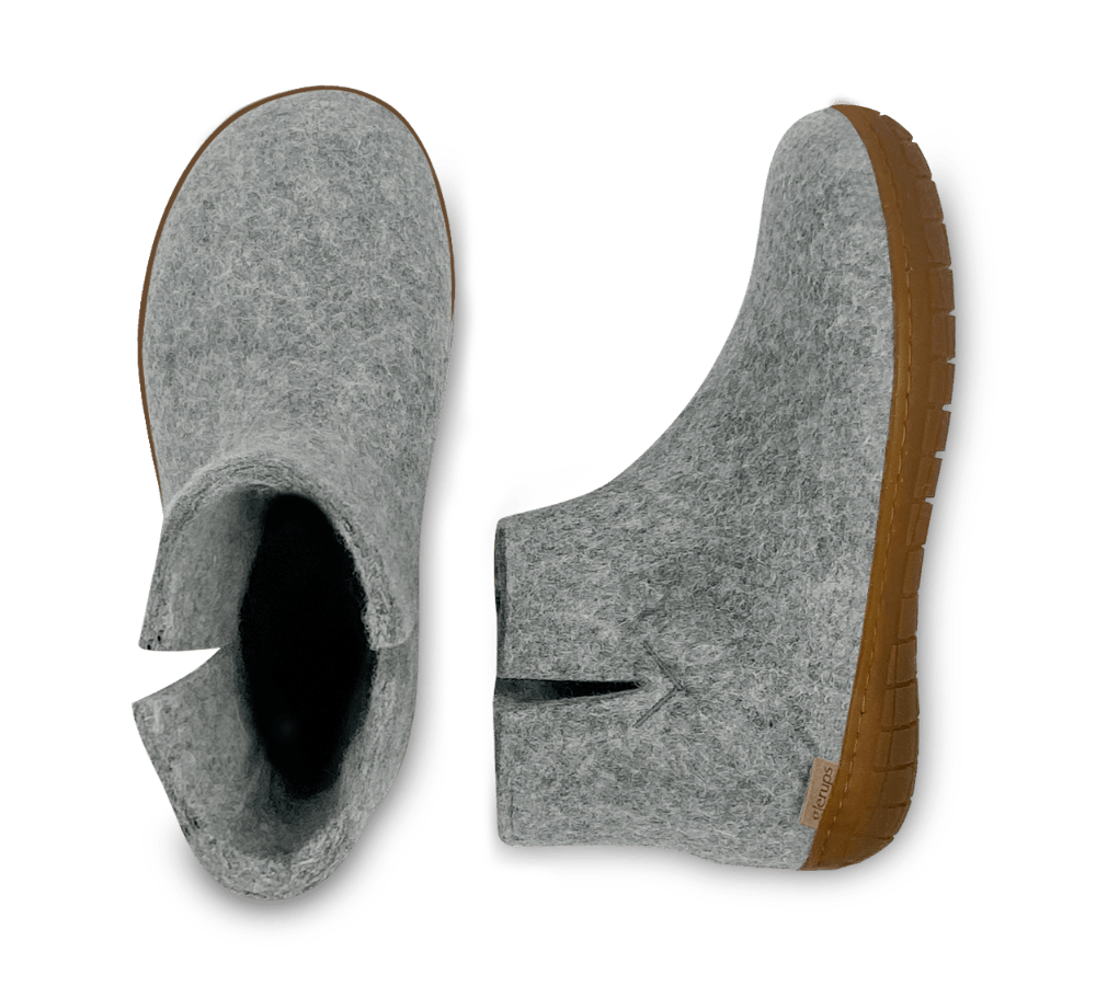 The honey rubber boot grey