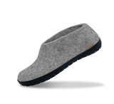 The black rubber shoe grey